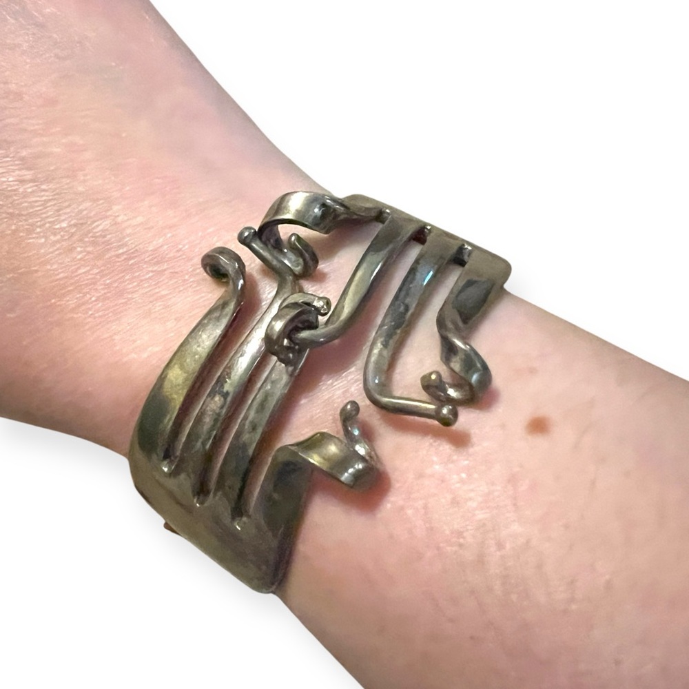 Vintage Y2K Silver Fork Bracelet